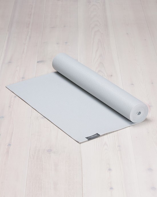 All-round yoga mat, 6 mm, Silver Grey - Yogiraj
