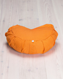 Meditation cushion, crescent, Cloudberry Orange - Yogiraj