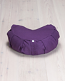Meditation cushion, crescent, Lilac Purple - Yogiraj
