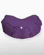 Meditation cushion, crescent, Lilac Purple - Yogiraj