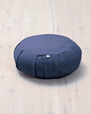 Meditation cushion, round, Blueberry Blue - Yogiraj