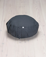 Meditation cushion, round, Graphite Grey - Yogiraj
