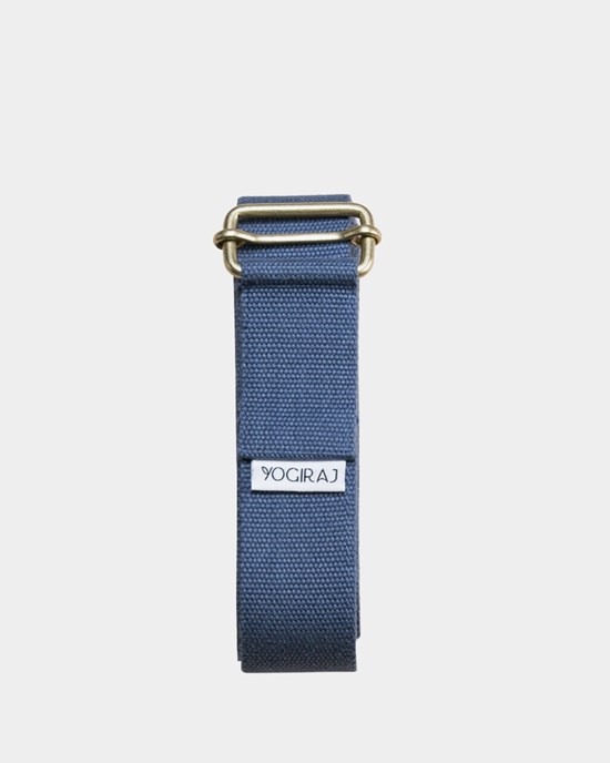 Yoga belt standard, Blueberry Blue - Yogiraj