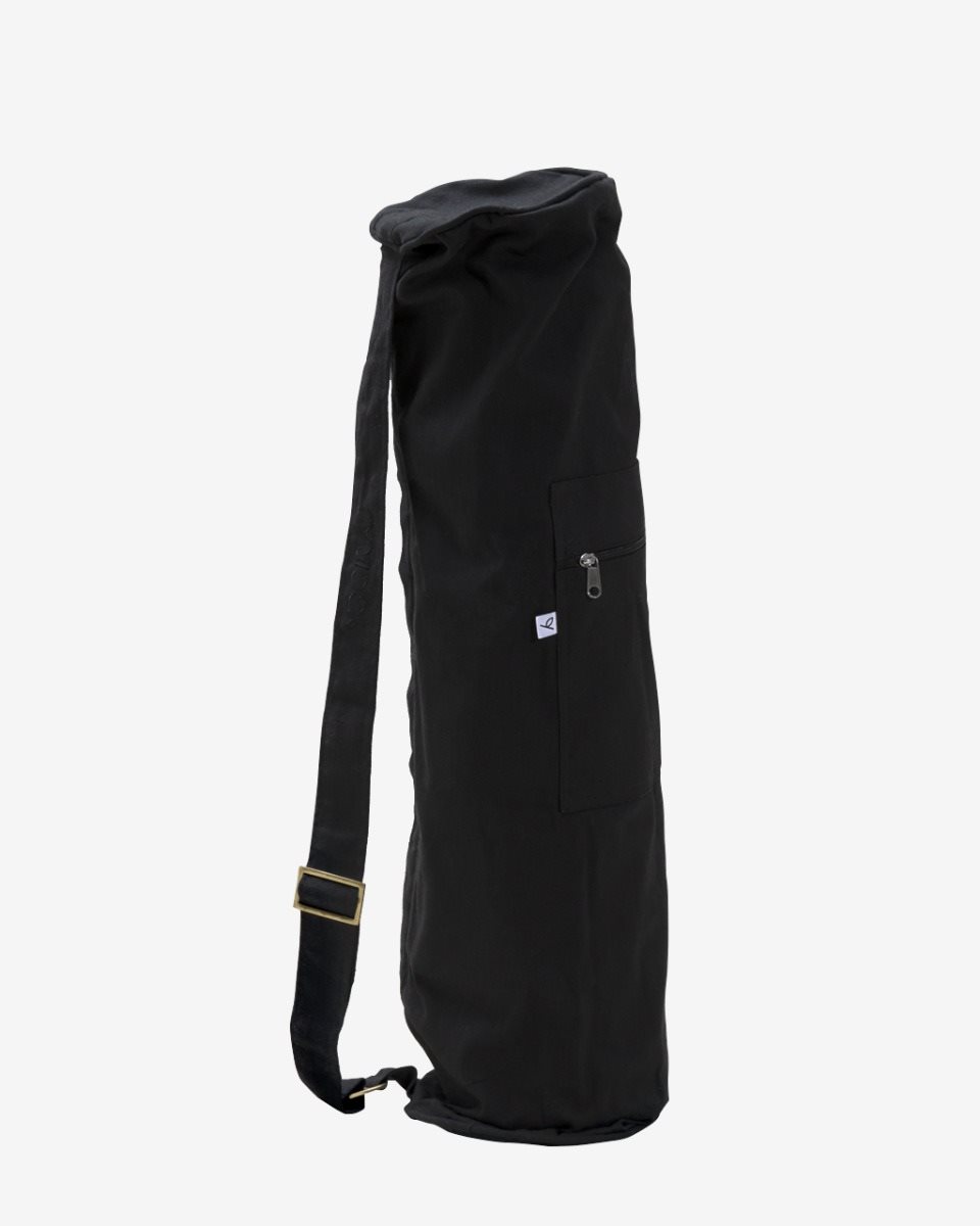 Mat Carrier Bag Adjustable Strap Unisex  Very Yoga Black & Grey 