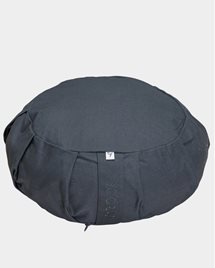 Meditation cushion, round, Graphite Grey - Yogiraj