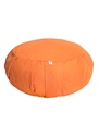 Meditation cushion, round, Cloudberry Orange - Yogiraj