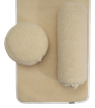 Bolster Premium wool yoga bolster, Natural - Yogiraj