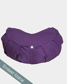 Outer case meditation cushion, crescent, Lilac Purple - Yogiraj