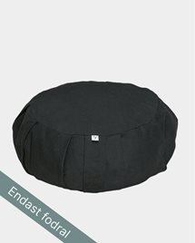 Ytterfodral Outer case meditation cushion, round, Midnight Black - Yogiraj