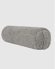 Bolster ull Premium wool yoga bolster, Silver Grey - Yogiraj